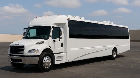 Exterior of Bakersfield Party Bus Company's 30 Passenger Party Bus in Bakersfield