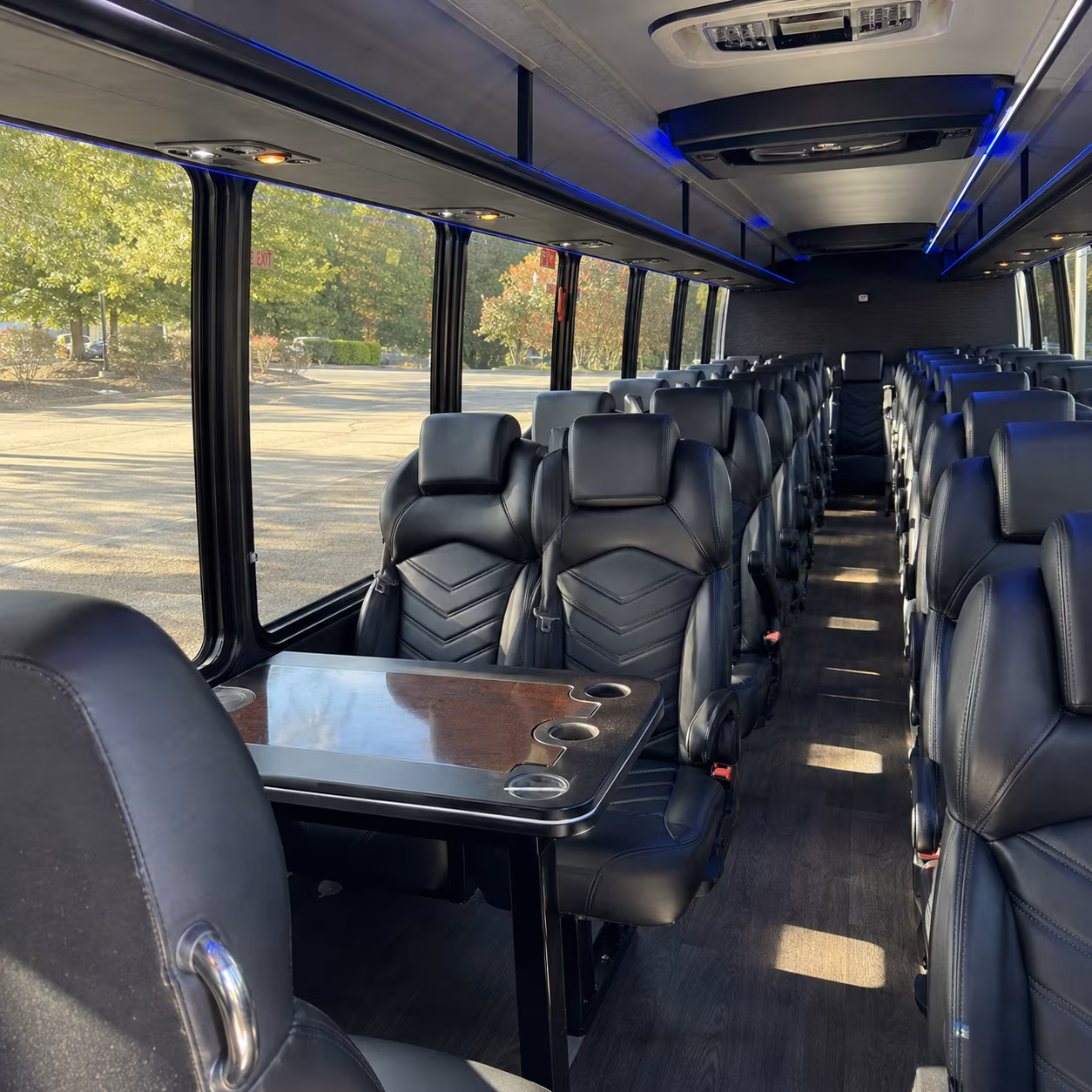 15-35 Passenger Minibus Interior