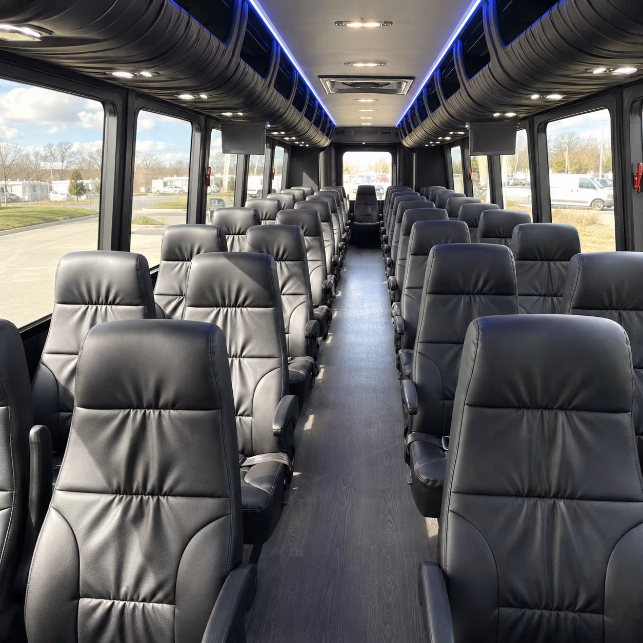 15-35 Passenger Minibus Inside