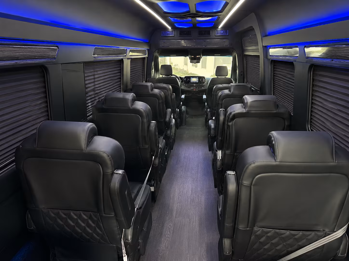 Santa Maria Airport Shuttle & Transportation party bus exterior
