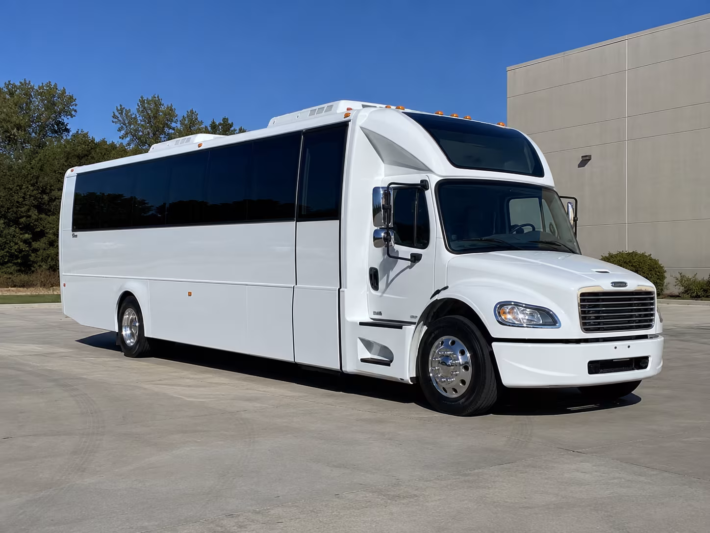 Santa Maria Bachelor & Bachelorette Transportation party bus exterior