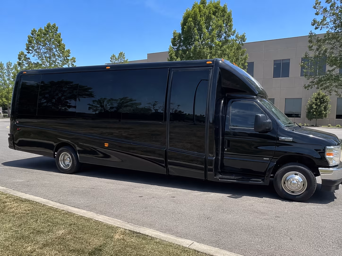 Santa Maria Bachelor & Bachelorette Transportation party bus exterior