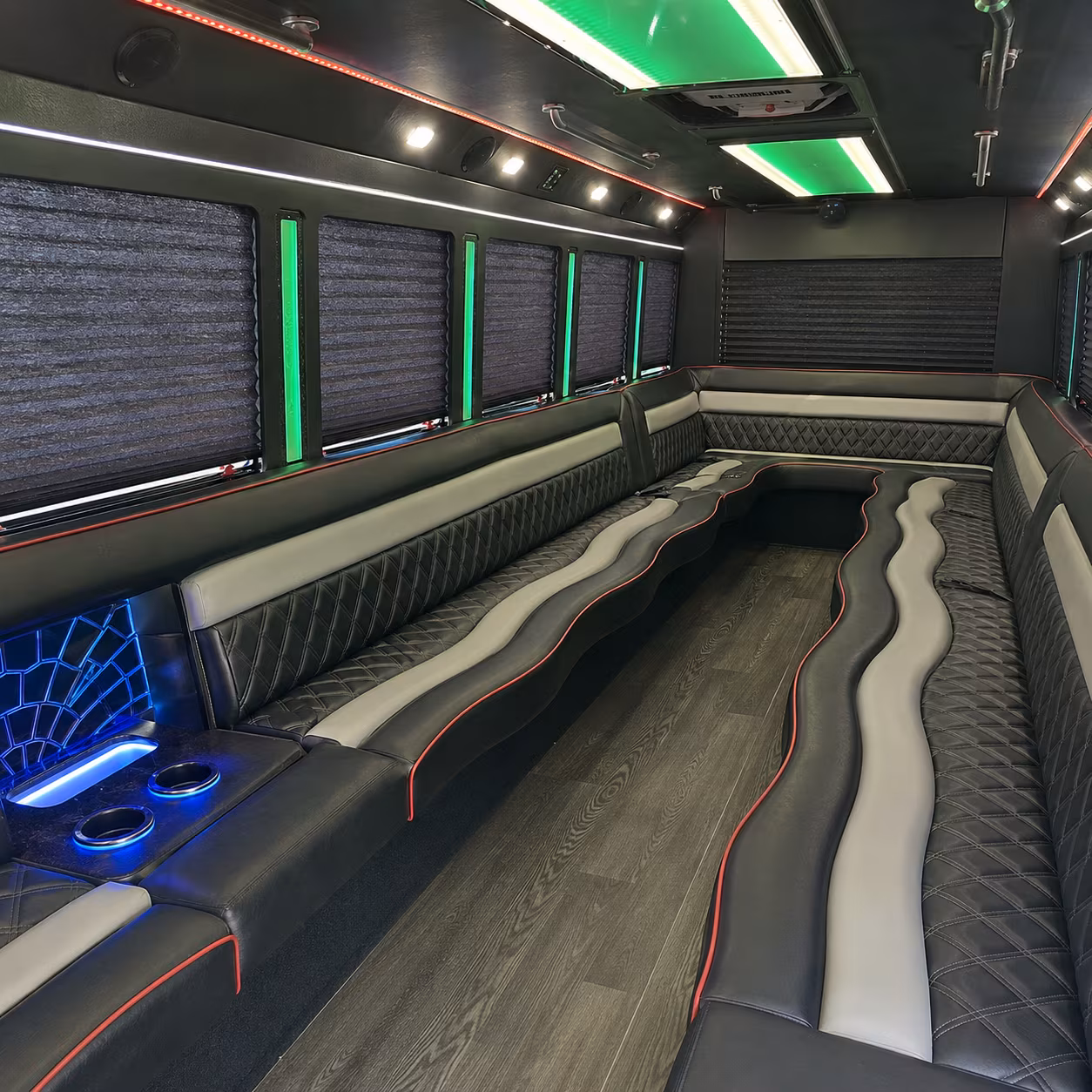 Santa Maria Concert & Music Festival Transportation party bus exterior