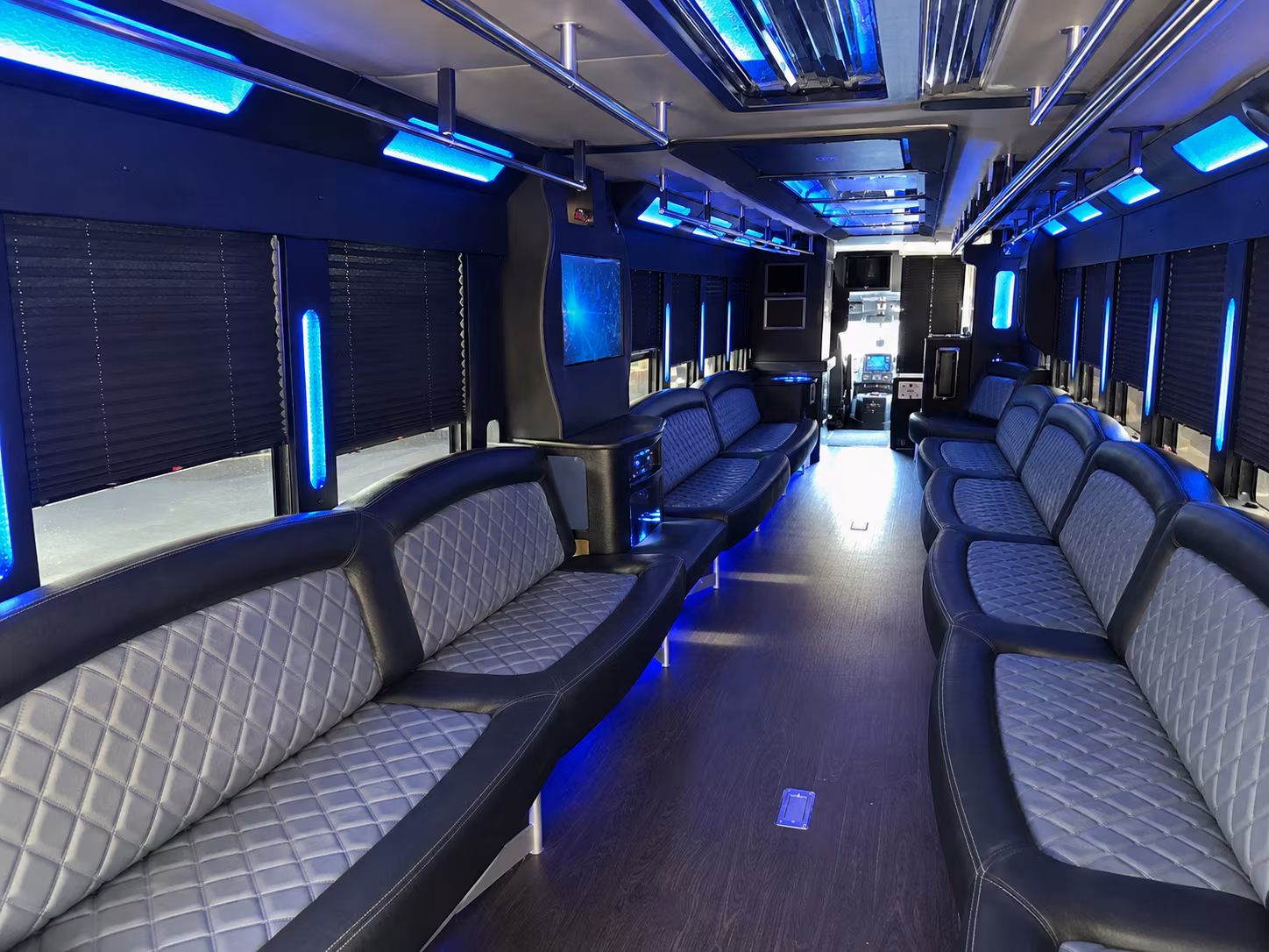 Santa Maria Private Event Transportation party bus exterior