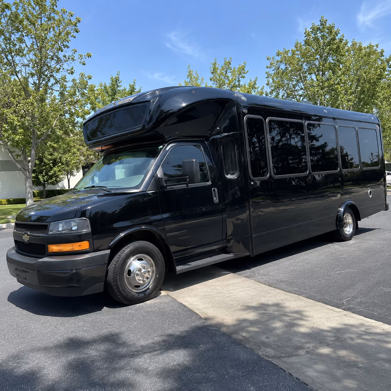 Santa Maria Prom & Homecoming Transportation party bus exterior