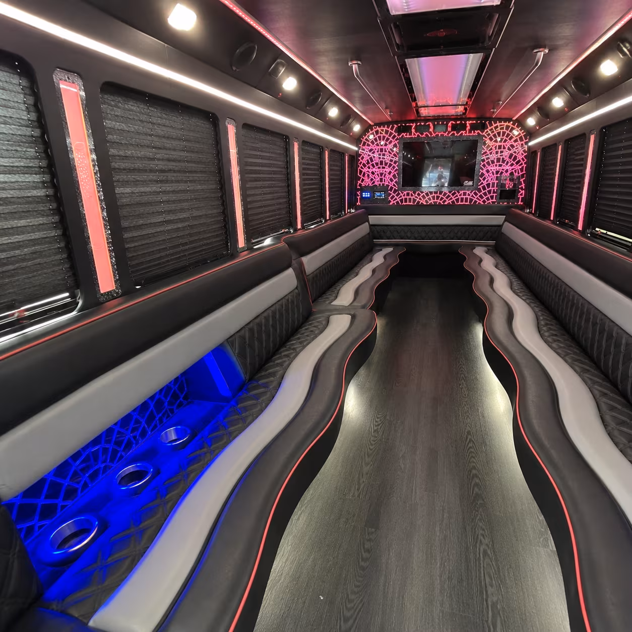 Santa Maria Prom & Homecoming Transportation onboard seating