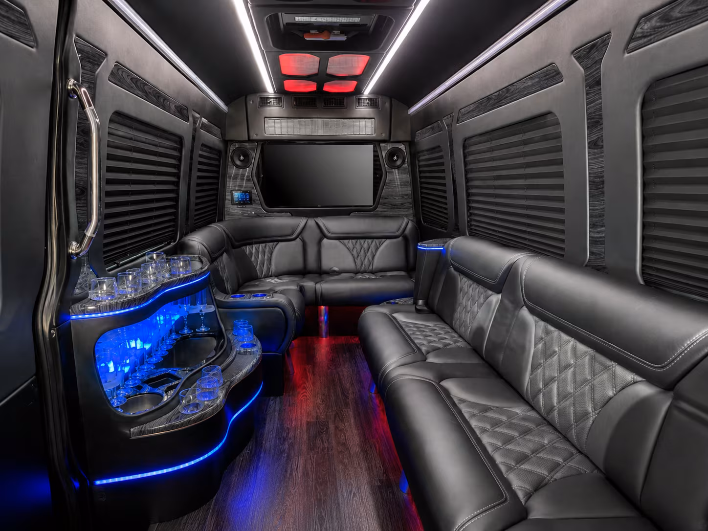 14 Passenger Sprinter Limo Interior